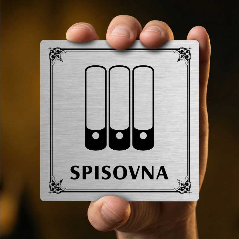 Spisovna, 100x100mm, stříbrná, Nebraska